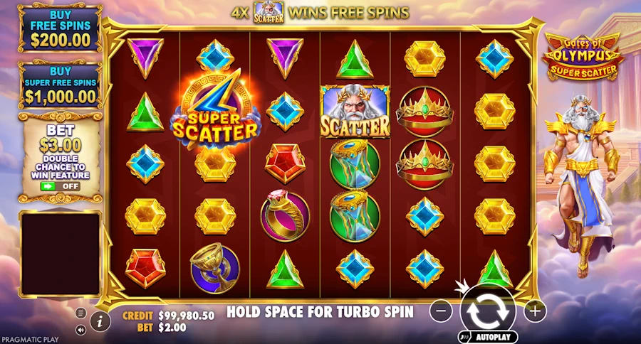 Puertas de Olimpo Super Scatter Juega en Línea